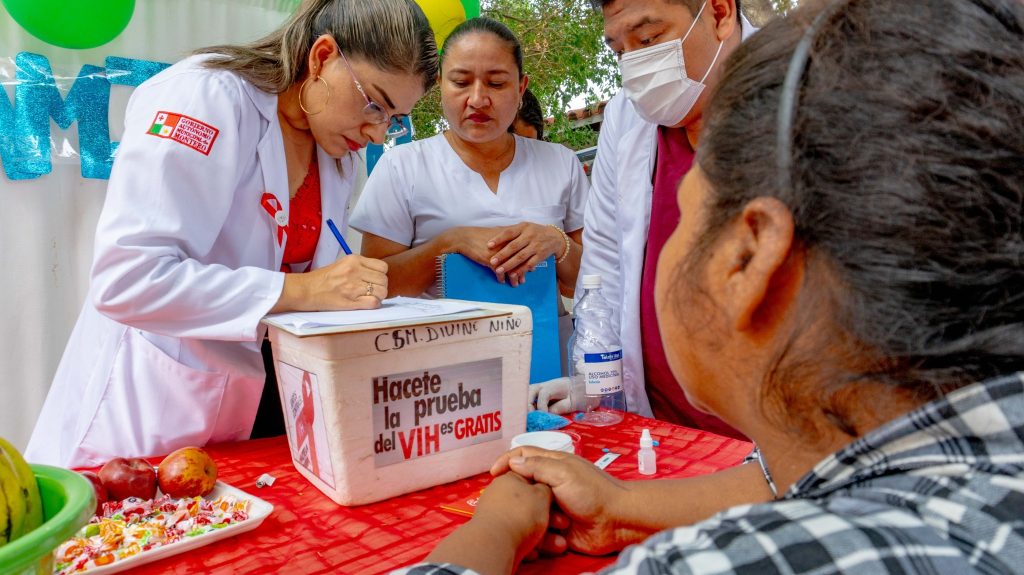 Centros de salud organizaron ferias sobre el VIH/Sida.